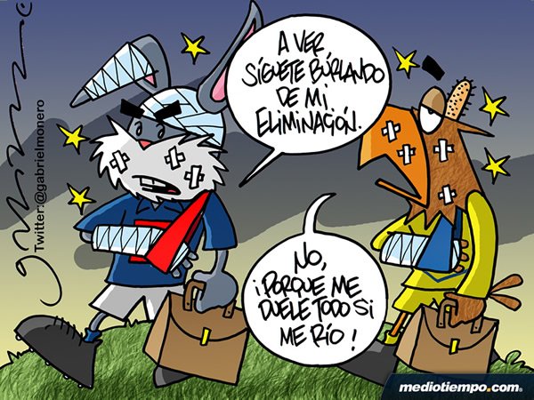 Dos Grandes vapuleados