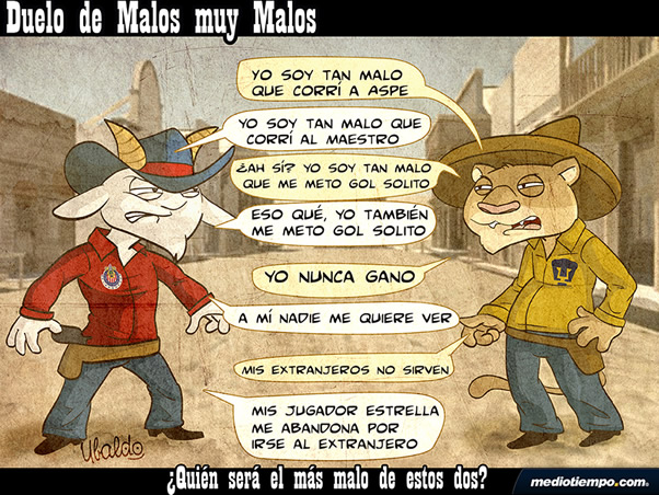 Duelo de malos, muy malos