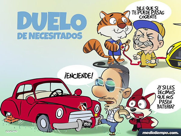 Duelo de necesitados