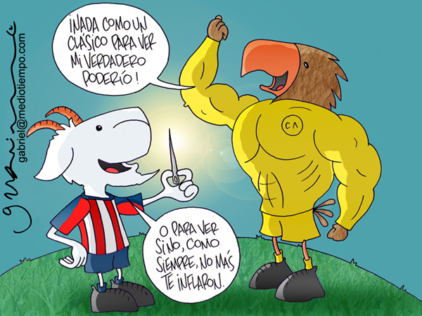 El Águila le dice a la Chiva: ¡nada como un Clásico para ver mi verdadero...