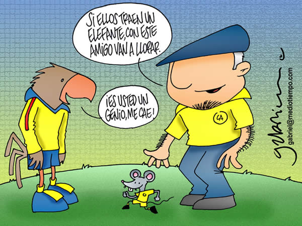 el clasico. manuel lapuente: si ellos traen un elefante con este raton van a...