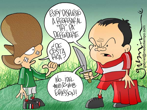 El Cuau pretende proteger al Tri... de Sven El Cuau pretende proteger al...