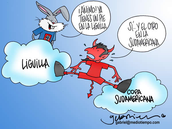 El Diablo con un pie en la Liguilla y otro en la Suadamericana El Diablo con...