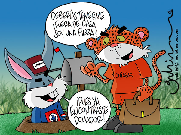 El domador azul