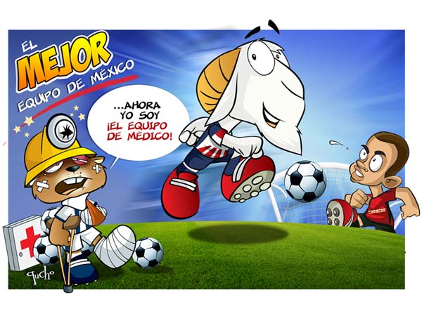 ¿El equipo de México o de Médico? Chivas y Pachuca ¿El equipo de México o de...
