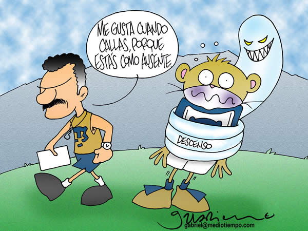 El fantasma del descenso acosa a los Pumas El fantasma del descenso acosa a...