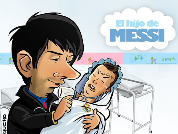 El hijo de Messi