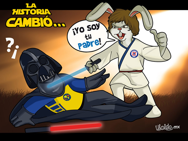 El hijo resultó ser el papá