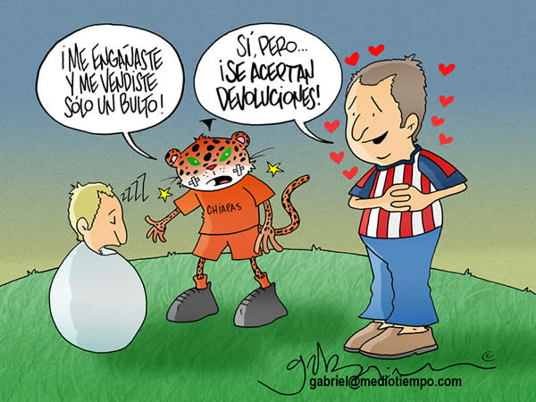 El Jaguar dice: me engañaste, me vendiste un bulto! Vergara dice: sí, pero...