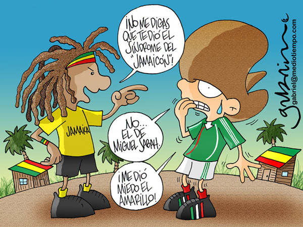 El jamaicano le dice al mexicano: no me digas que te dio el síndrome del...