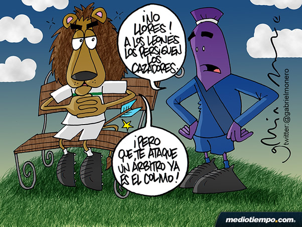 El León cazado