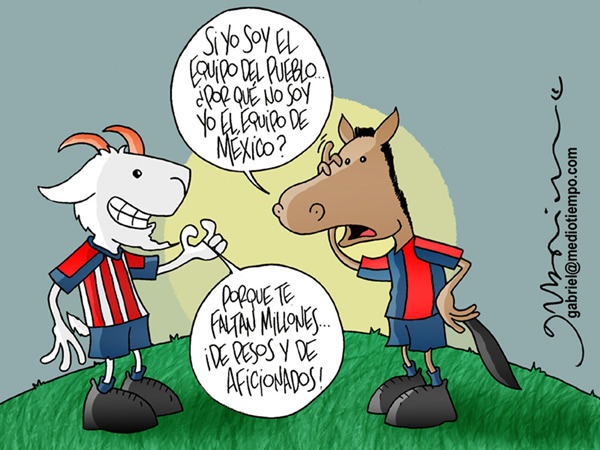El Potro de Atlante le dice: Si soy el equipo del pueblo... ¿por qué no soy...