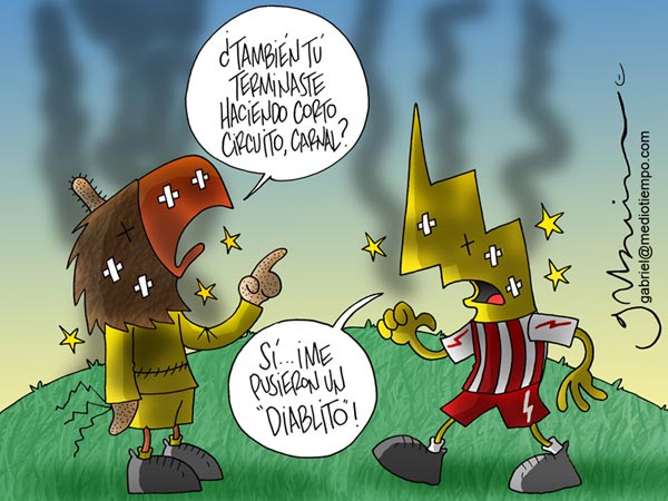 El rayo y el águila hicieron corto circuito. El rayo y el águila hicieron...