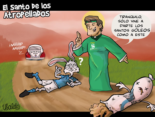 El Santo de los atropellados