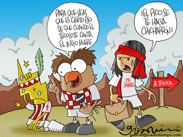 El Tecolote le dice al Rayo: ';Para que veas que es cierto eso de que cuando...