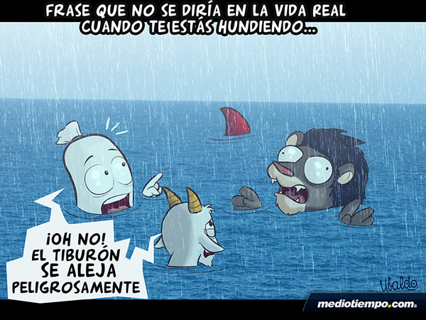El Tiburón se aleja