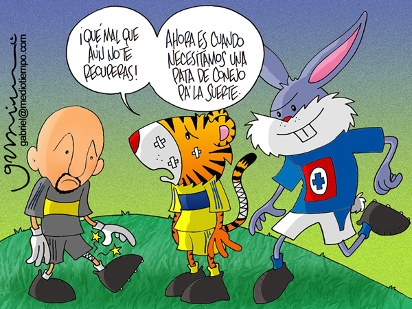 El Tigre le dice a su arquero el ';Conejo';: qué mal que aún no te...