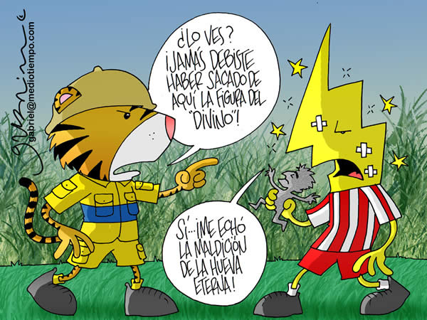 El Tigre le dice al Rayo que nunca debió haber sacado a la figura del...