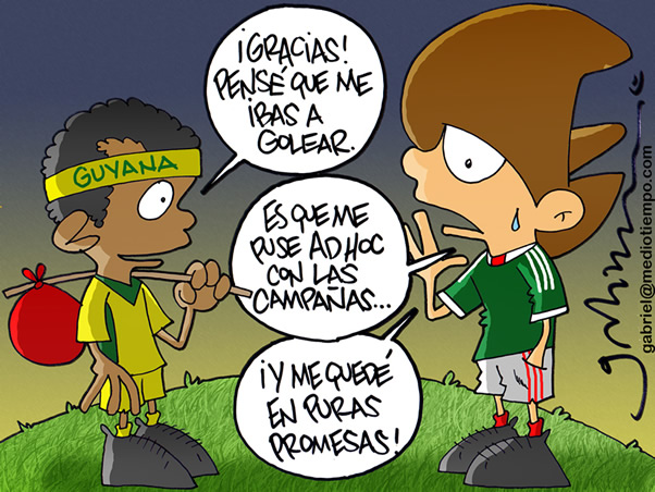 El Tri se quedó en puras promesas