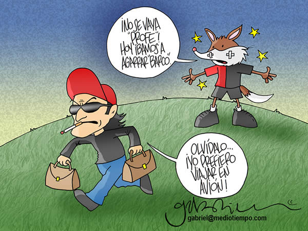 El Zorro le dice a Romano: no se vaya Profe, hoy ibamos a agarrar barco....