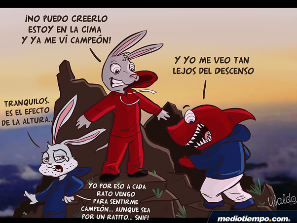En la cima