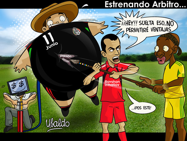 Estrenando árbitro