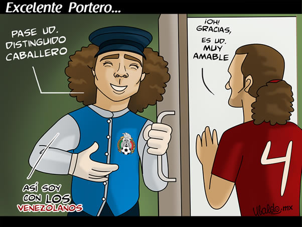 Excelente portero