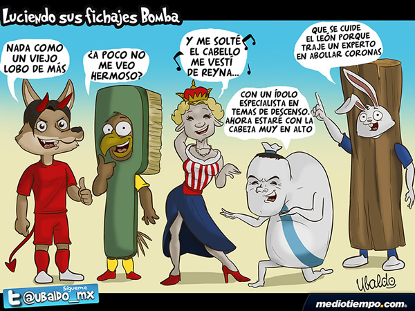 Felices con sus fichajes