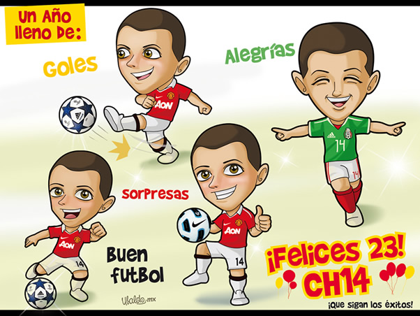 Felicidades al Chicharito!