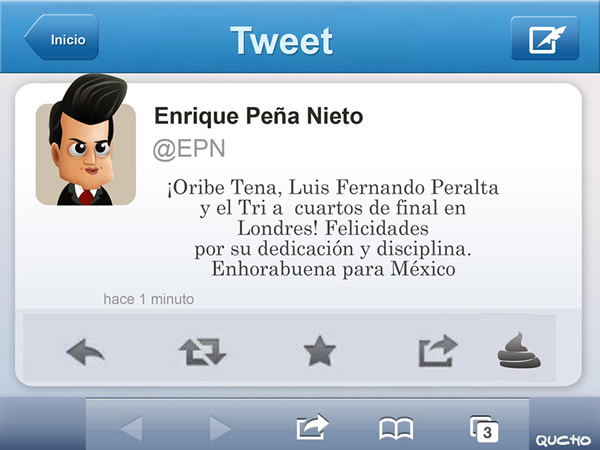 Felicitaciones al Tri