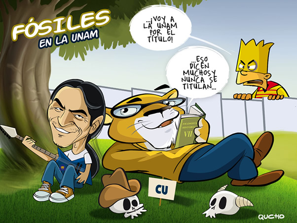 Fósiles en la UNAM