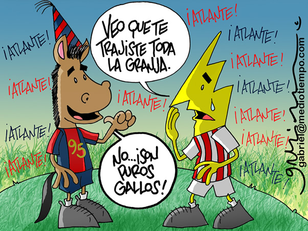 Gallos porristas