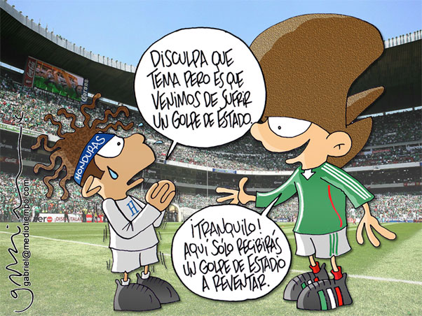 Golpe de estadio a reventar