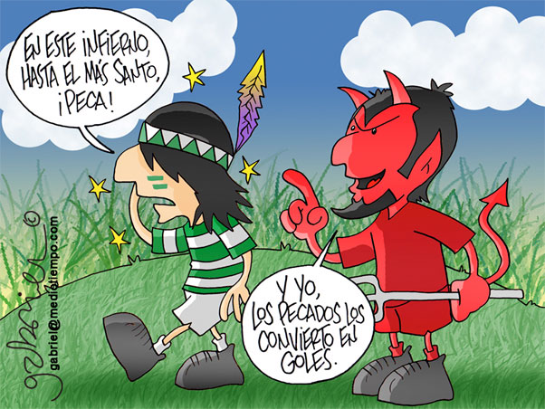 Hasta el más santo peca