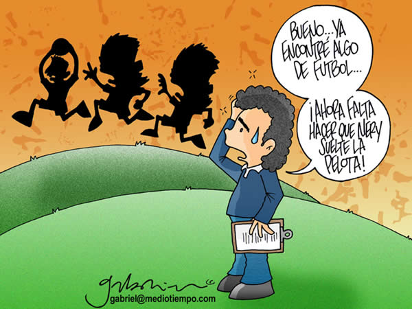 Hugo dice: bueno, ya encontre algo de futbol, ahora falta que Nery suelte la...