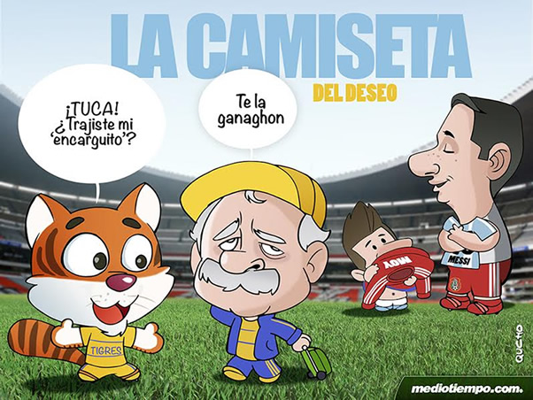 La camiseta de Messi