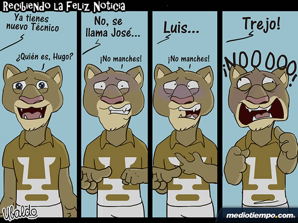 La cara Puma al recibir la noticia