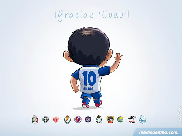 La despedida del 'Cuau'