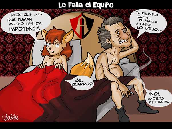 La falla del equipo