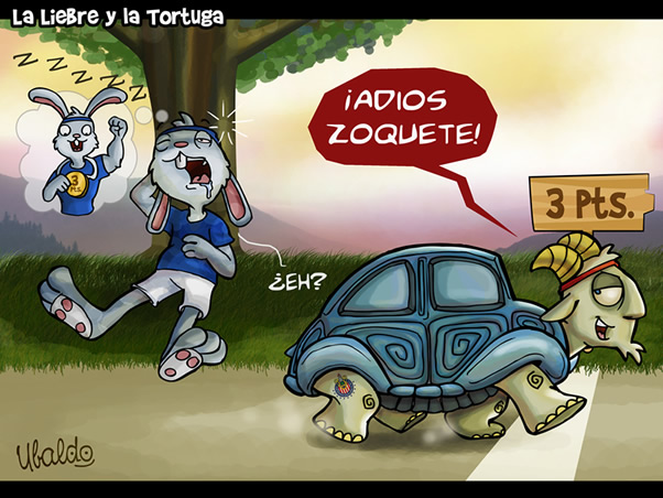 La liebre y la tortuga