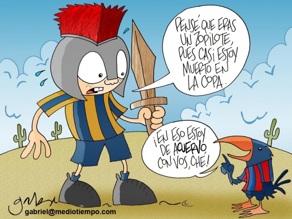 San Luis: "Estoy casi muerto en la copa"