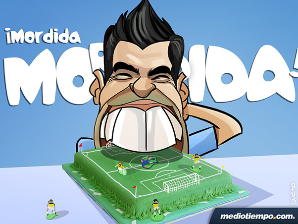 La mordida de Suárez