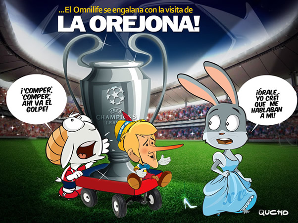 'La Orejona' en el Omnilife