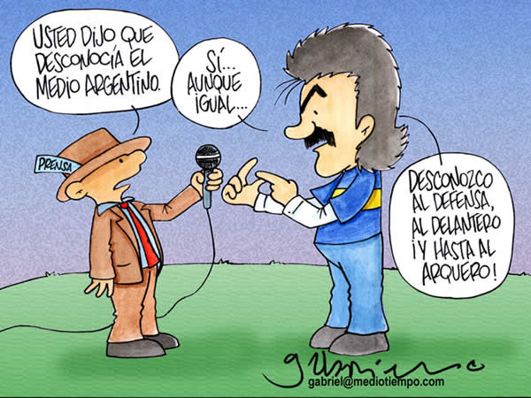 lavolpe llega a boca juniors. prensa: usted dijo que desconocia el medio...