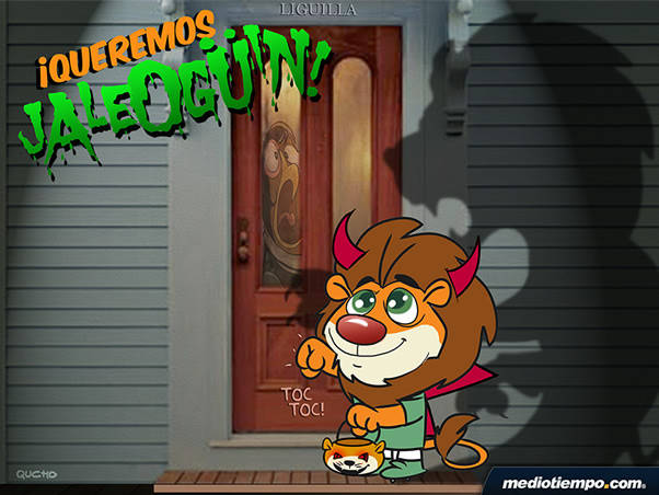León toca la puerta