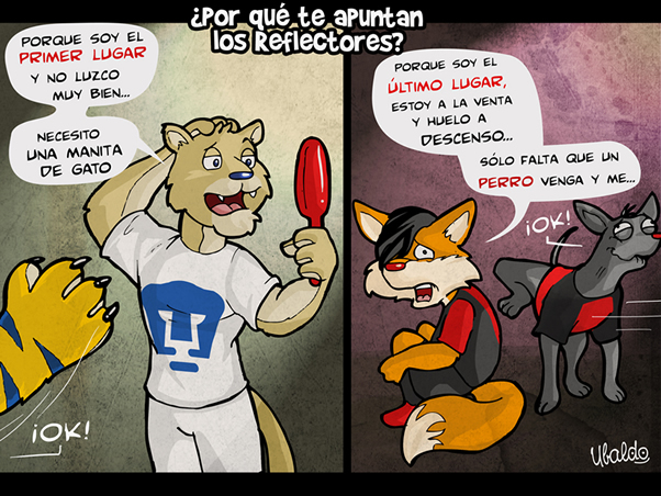 Les apuntan los reflectores