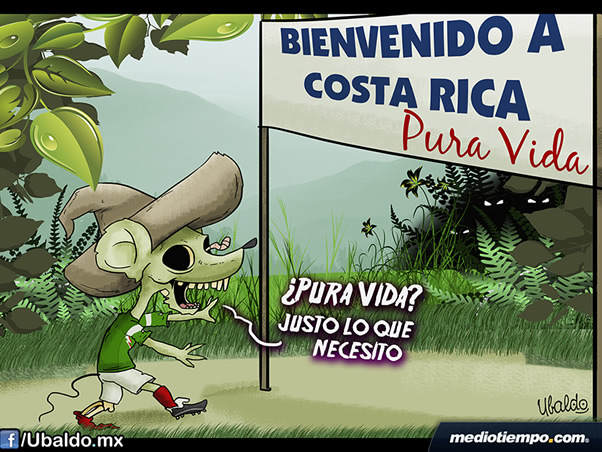 Llegando a Costa Rica
