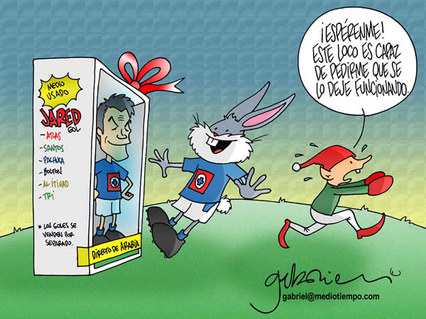 Llego el regalo de navidad para el Cruz Azul. Llego el regalo de navidad...