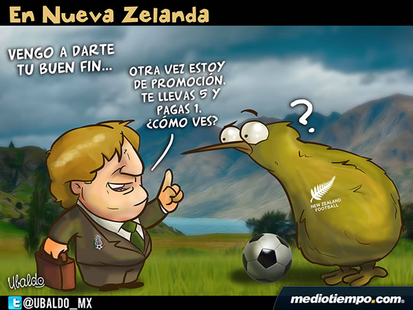 Llegó México a Nueva Zelanda