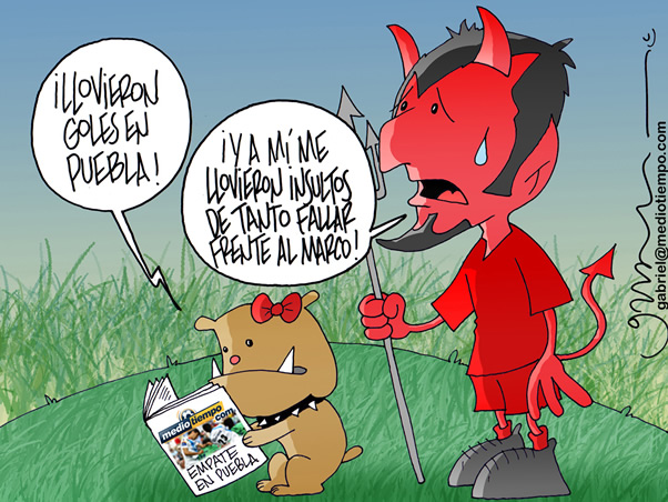 Llovieron goles e insultos